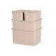 PP plastic storage box home storage  storage basket for daily use different sizes and colors for choice