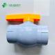 Manual Operation 2 Inch Porcelain White PVC Ball Valve for Durable and High Thickness