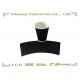 Ripple Paper Cups For Hot Drink With Good Insulation Black , Yellow Color