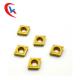 CCMT120404 Tungsten Carbide Inserts Special Chemical Coating For Steel Parts