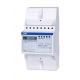 White Three Phase Four Wire Energy Meter Active Energy Measuring 140 * 70 * 44mm