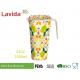 Bamboo Melamine Water Jug , 1500ml PP Beverage Jar Durable Square Eco - Friendly