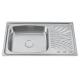 90*50CM stainless steel polish kitchen stainless stee sink for south africa