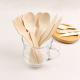16cm Degradable Wooden Spoon Smooth Disposable Cutlery Set Family Party
