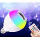 Intelligent Led Color Changing Light Bulb , App Control Bluetooth Speaker Light