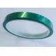 ISO9001 Dark Green Polyester Tape 85um With Silicone Adhesive For Coating