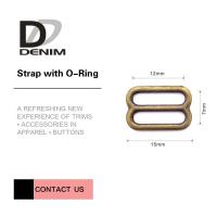 Silver / DTM Bra Strap Adjuster , Metal Bra Strap Hooks Nickel Free
