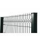 Iron 3d V Mesh Curved Wire Mesh Fence Powder Coated