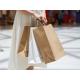 Wholesale Shopping Paper Bag Recyclable Paper Bags with Handle Custom with Logo for Clothing Brands