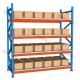 5 Tons 5000 KG Shelves Carton Box Heavy Duty Racking Customized Color