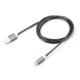 Pure Color 3FT 6FT Lightning USB Data Cable 5V 2.1A Metal Hose Aluminum Alloy