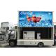 3G / WiFi Control Truck Mounted LED Screen , 8mm Mobile Advertising Trucks