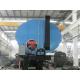 Blue Durable  Hot Asphalt Trailer  Oval Shape  Bitumen Carrier Tankers