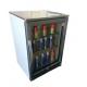 Small Bar Upright Glass Door Freezer 108L 2 To 8 Degree
