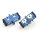 Rectangular Singlemode Fiber SC Coupler Easy Installation Blue