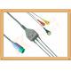 Fukuda Denshi ECG Patient Cable 3 Leads Snap IEC Insulated