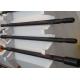 Hollow Sucker Threaded Drill Rod Carbon Steel For Drilling Project Black Color