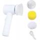 ABS Electric Spin Scrubber Rechargeable With 3 Brush Heads