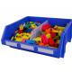 Open Front Plastic Stacking Solid Box Internal Size 392x334x94mm Spare Parts PP Bins
