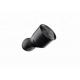 Black Wireless Noise Cancelling Earphones , Noise Reduction Bluetooth Earbuds