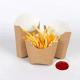 220gsm Disposable Pantone Pe Coated Kraft Paper French Fries Potato Chips Box Packaging