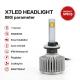 X7-880 Car LED Headlight With CREE Bulb , Fan cooling , Pure White Color ， Waterproof