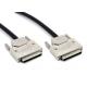 68 Pin Scsi III Cable Vhdc  Zinc Alloy Shell Screw Type 1 Amp Rated Current