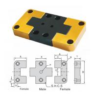 1.7131 Oxide black Injection Mold Interlocks , Square Locking Block Set