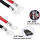 Battery Cable 6 AWG 20 inch Jumper Cables for Car Battery Inverter Cable Set with Terminals