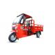 Motorized Three Wheel Cargo Motorcycle / Tricycle Cargo Truck With 12v 120ah Battery