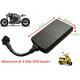 Motorcycle GPS Tracker Real Time Car Tracking System Remote Cut Off Petrol / Electricity