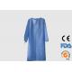 CE Certificate Medical Isolation Gowns , Blue Disposable Aprons 120*140cm