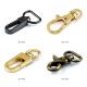 High Polished Zinc Alloy Metal Swivel Snap Hook for Handbag Lanyard and Dog Leash Ideal