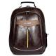 Water Resistant Brown Leather Backpack , Softback Leather Rucksack Bags
