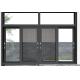 Smooth Operation Aluminum Sliding Window With Double Glazed Glass