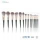 OEM 16 Pieces Cosmetic Rose Gold Makeup Brushes With Vegan Hair