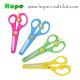 Kids Toddler DIY Safe Small Scissors Safe Plastic Stainless Steel with Decoration Edge Colorful Hobbies DIY Material