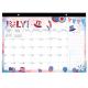 Custom Monthly View Layout Personalized Calendar Printing on Glossy Paper Type