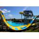 Multi Color Boomerango Pool Water Slide Customized Color For Water Park