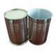Recylable Empty Metal Coffee Cans 750ml Round Tin Can