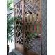 decorative rose golden stainless steel screen room dividers curtain with mirror/hairline