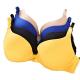 Nylon Cotton 32a 38A Sexy Women Bras Plain Dyed Front Closure Bra Full Cup