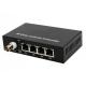 10/100Mbps IP Over Coaxial Extender 2KM With 1 BNC And 4 Ethernet Ports