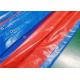 Heavy Duty Waterproof PE Laminated Tarpaulin in Blue and Orange Color