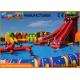 0.9mm PVC Tarpaulin Inflatable Commercial Water Park With Slide