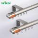 Raw Material Electric Curtain Rails Aluminum Motorized Curtain Track Square Shape