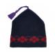 Comfortable 5gg Knit Beanie Hats With Argyle Jacquard Pattern Customized Color