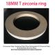 18mm Slide Plate Round Shape , Zirconia Ceramic Rings For Metallurgy Industry