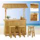 Tiki Bar Patio Outdoor Bar, Bamboo Set, Islander Tiki Bar