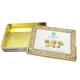 0.25mm Thickness Tinplate Material Personalized Biscuit Tin
